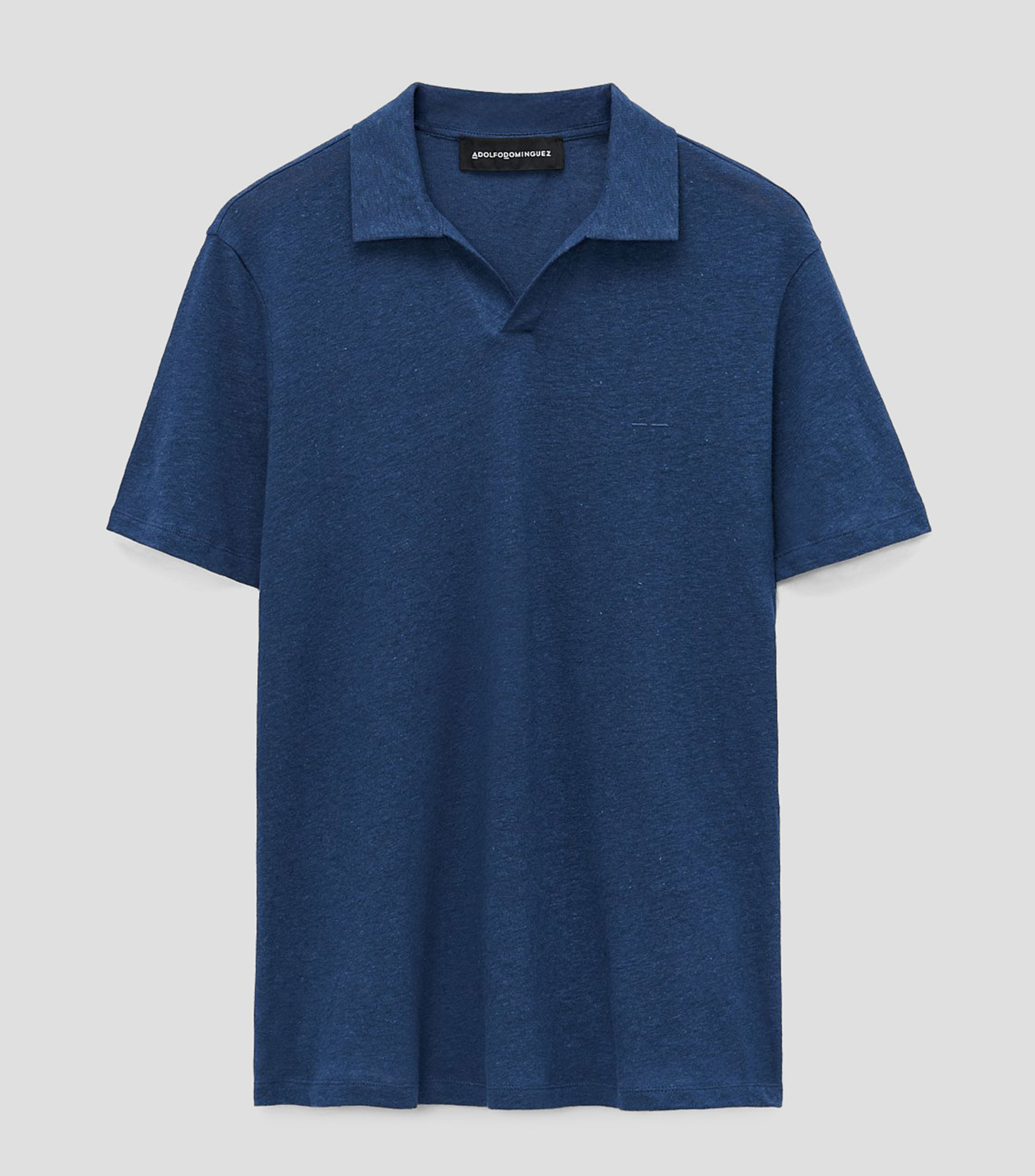 Playera tipo polo manga corta lisa Hombre